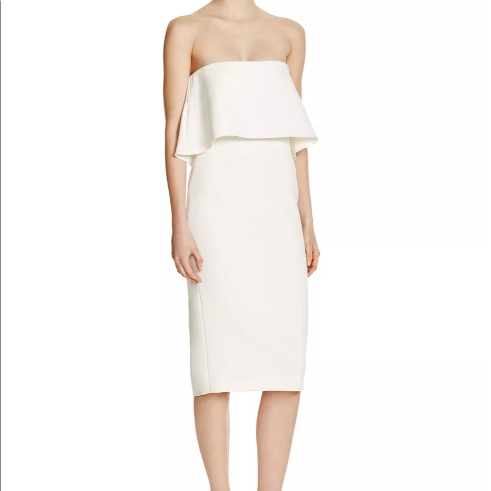 Likely Driggs Strapless Dress in White